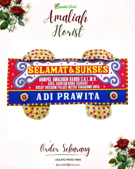 Papan Bunga Ucapan Selamat Noyan